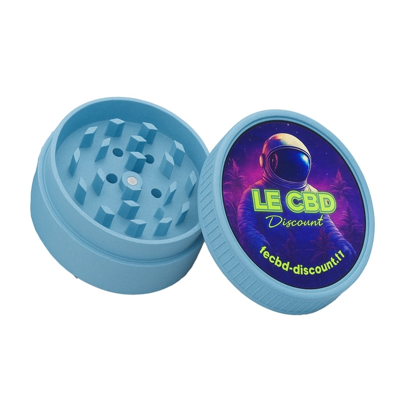 Grinder Biodégradable Bleu - Le CBD Discount pas cher
