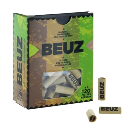 120 filtres pré-roulés - BEUZ pas cher