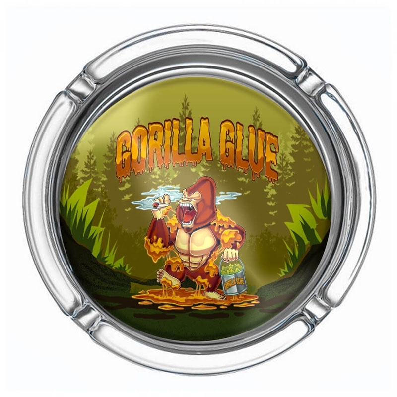 Cendrier en verre petit Gorilla Glue - Best Buds pas cher