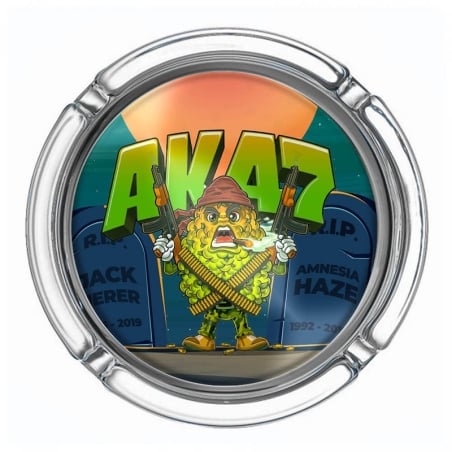 Cendrier en verre petit AK47 - Best Buds pas cher