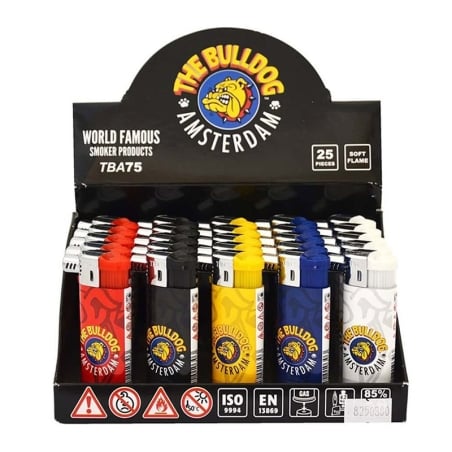 Briquet à Flamme Douce Coupe-Vent - The Bulldog pas cher