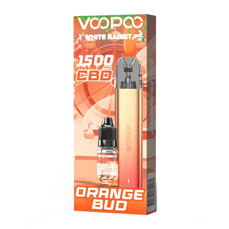 Argus G2 mini+ x CBD Orange Bud 10 ml - Voopoo x White Rabbit pas cher