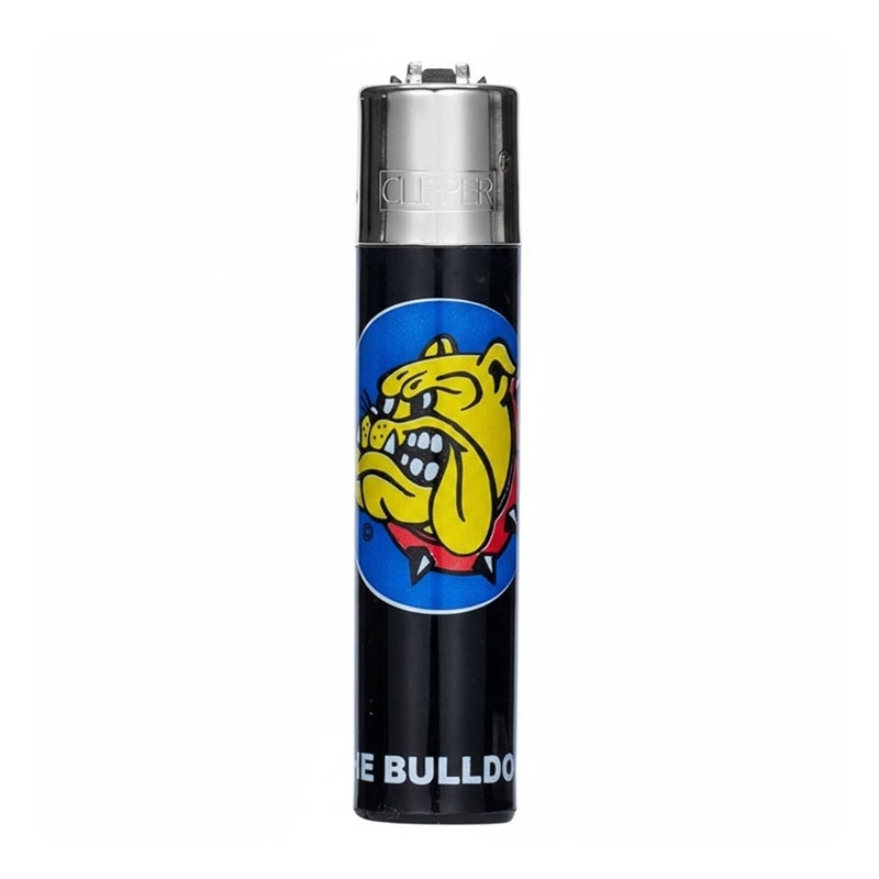 Briquet Clipper rechargeable - The Bulldog pas cher | Le CBD Discount - 1,75 €