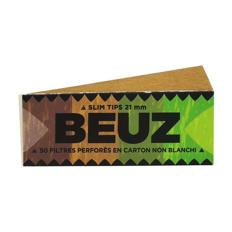 50 filtres non blanchis 21 mm - BEUZ pas chers | Le CBD Discount - 0,80 €