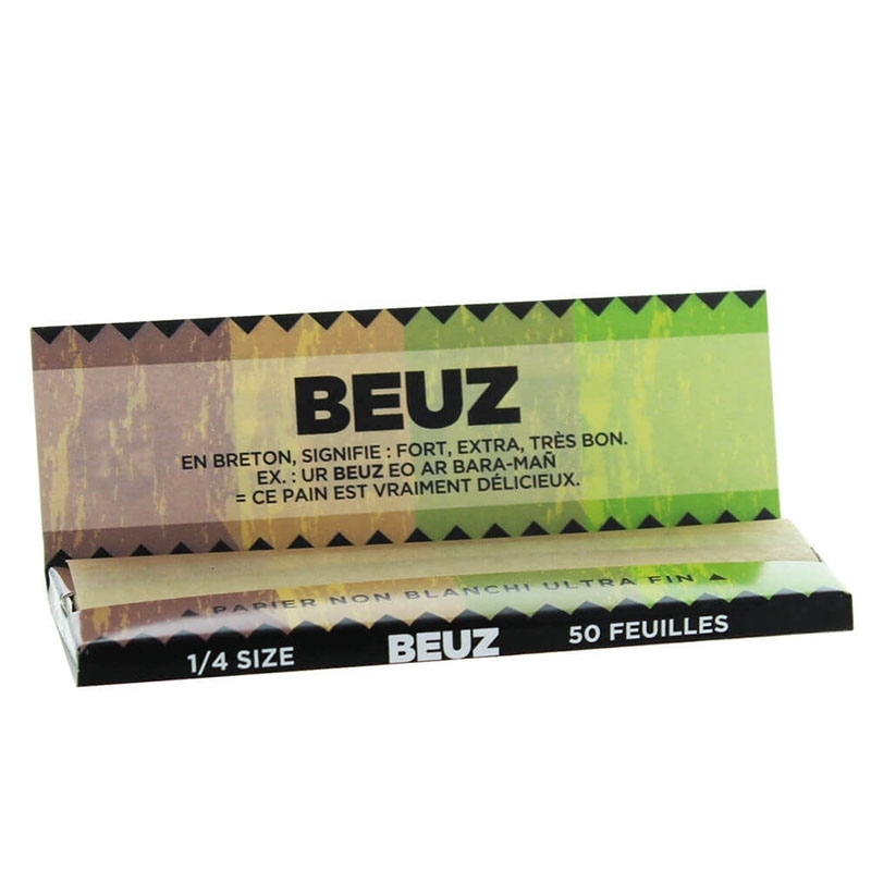 Feuilles à rouler non blanchies ultra-fines - BEUZ pas chères | Le CBD Discount - 0,55 €