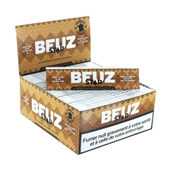 Boîte 50 carnets feuilles à rouler Slim non blanchies Beuz Star KS - BEUZ