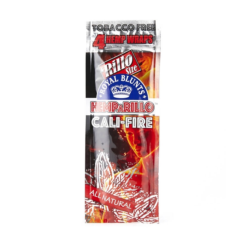 Pack 4 feuilles Blunt Cali Fire - Hemparillo pas chères | Le CBD Discount - 1,95 €