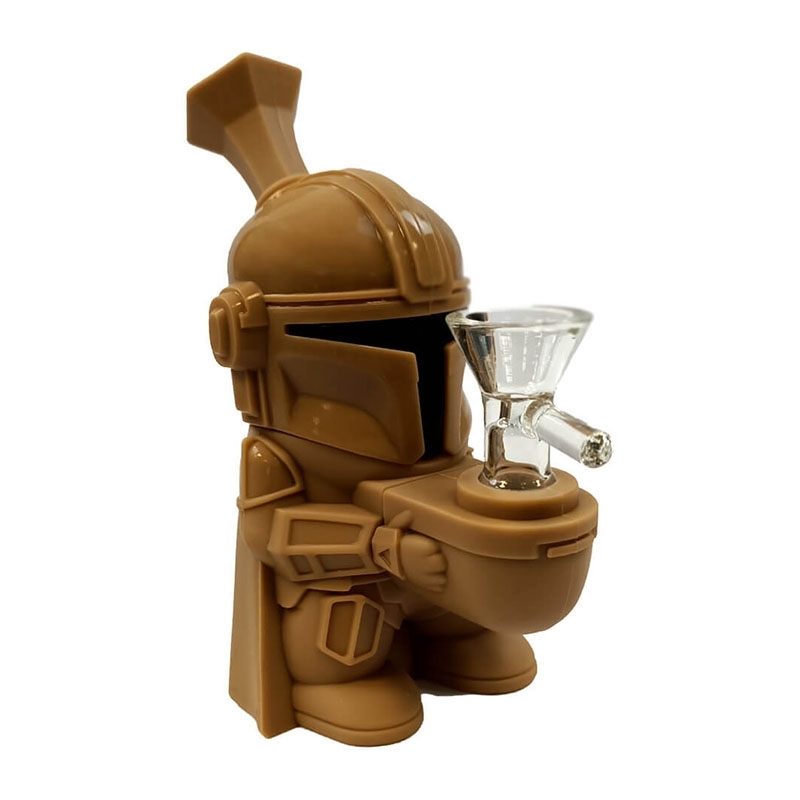 Bong Héros de l’Espace en silicone 15 cm - Urban Crew pas cher