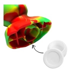 Bong Painting Splash Multicolor en silicone 13 cm - Urban Crew pas cher