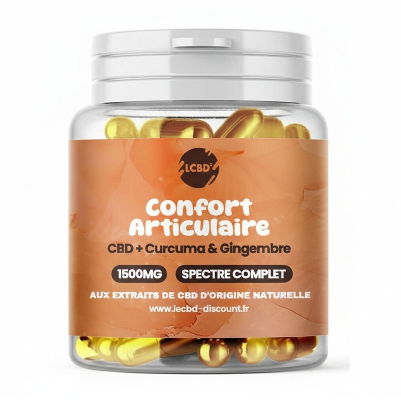 Gélules CBD Confort Articulaire - Le CBD Discount pas cher