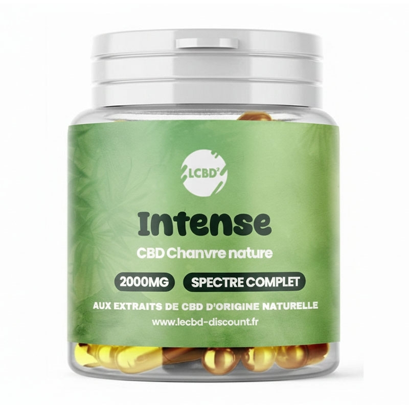 Gélules CBD Intense Full Spectrum - Le CBD Discount pas cher