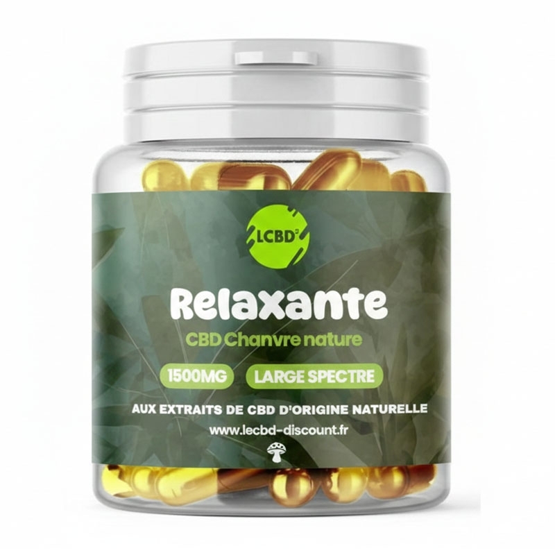 Gélules CBD Relaxation Broad Spectrum - Le CBD Discount pas cher