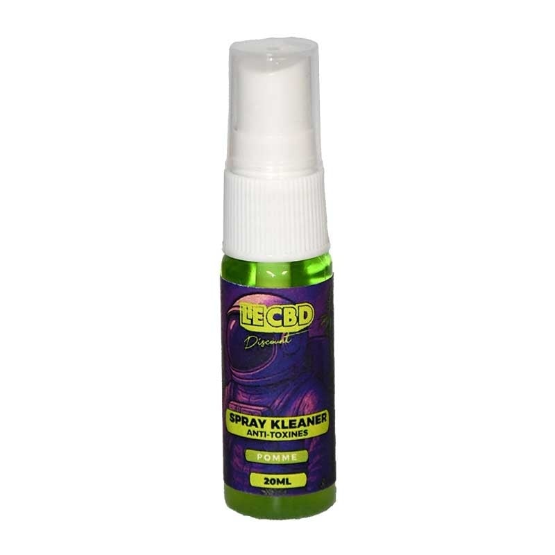 Spray Kleaner anti THC Pomme 20 ml - Le CBD Discount pas cher