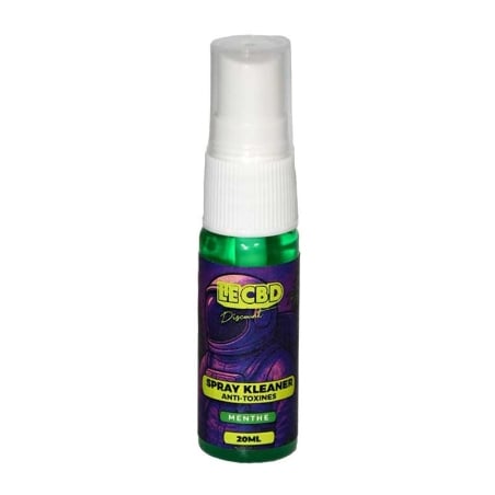 Spray Kleaner anti THC Menthe 20 ml - Le CBD Discount pas cher