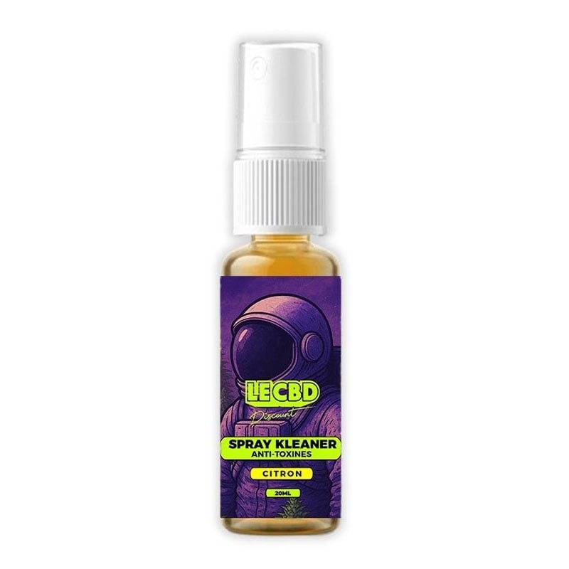 Spray Kleaner anti THC Citron 20 ml - Le CBD Discount - 7,45 €