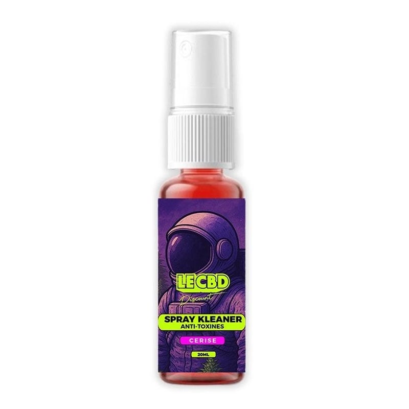 Spray Kleaner anti THC Cerise 20 ml - Le CBD Discount - 7,45 €
