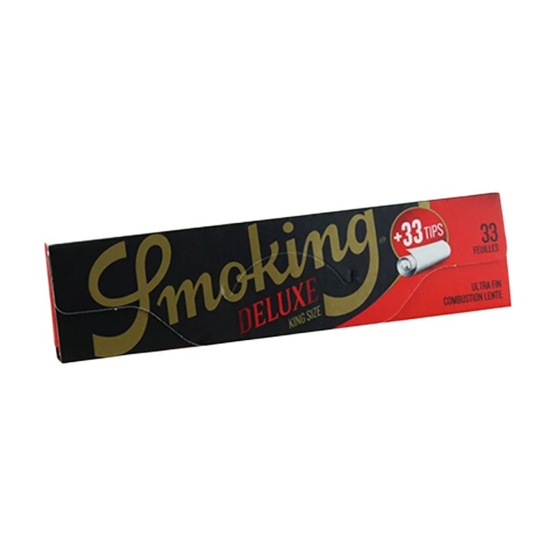 Feuilles à rouler + filtres Deluxe KS Slim - Smoking pas chères | Le CBD Discount - 1,45 €