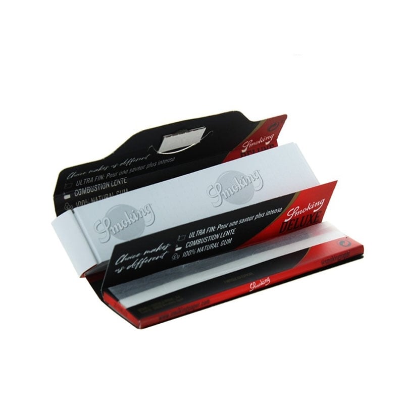 Feuilles à rouler + filtres Deluxe KS Slim - Smoking pas chères | Le CBD Discount - 1,45 €