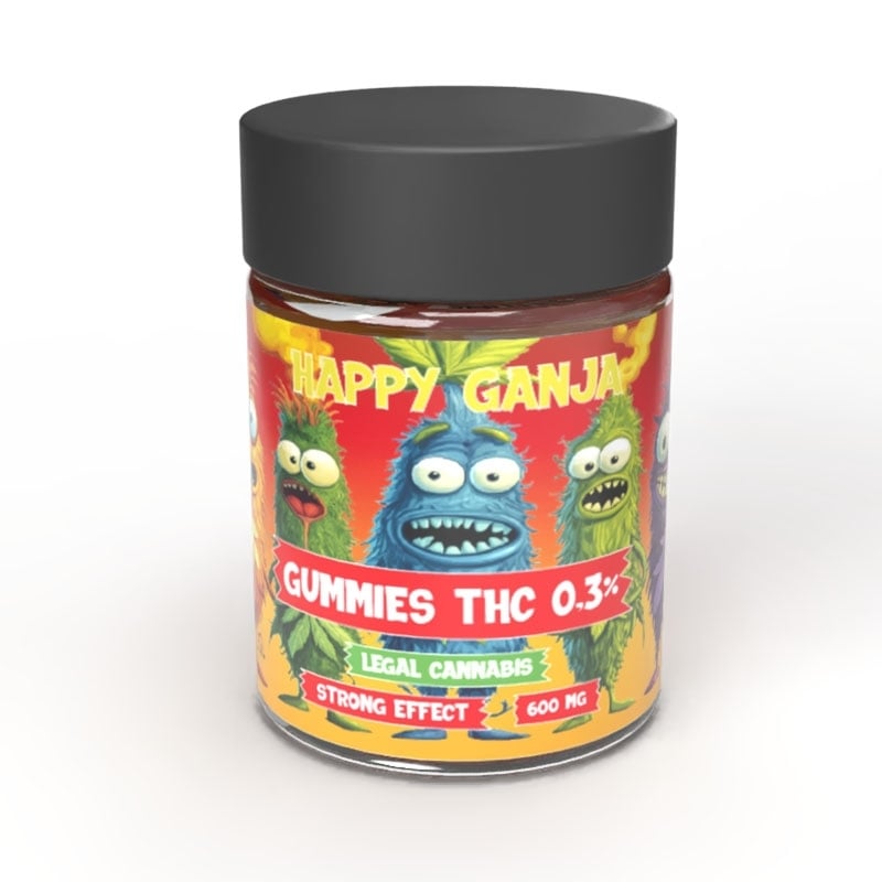 Gummies THC 0,3 % 30 mg - Happy Ganja pas cher | Le CBD Discount - 35,94 €