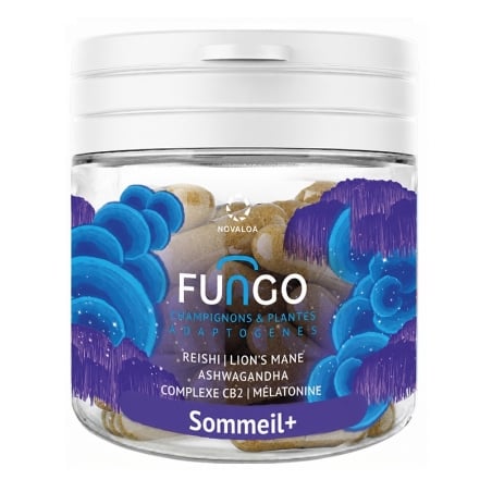 Gélules Sommeil+ Fungo Spectre Complet & Complexe CB2 - Novaloa pas cher