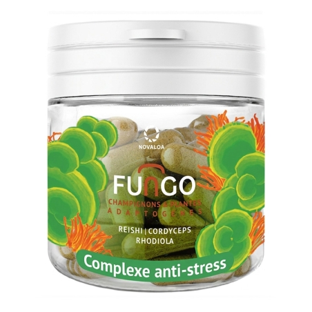 Gélules Anti-Stress Fungo Spectre Végétal & Complexe CB2 - Novaloa pas cher