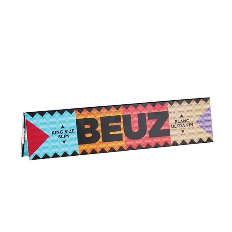 Feuilles à rouler Beuz KS Slim blanchies ultra-fines - BEUZ pas chères | Le CBD Discount - 0,45 €