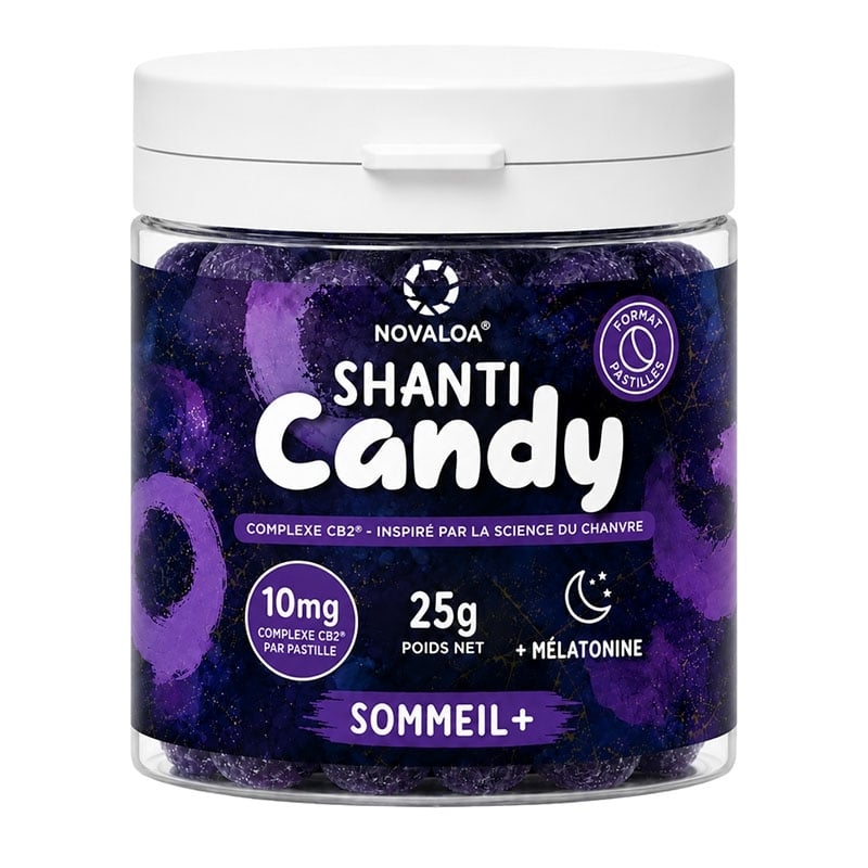 Pastilles CB2 & Mélatonine Sommeil+ - Novaloa | Le CBD Discount - 9,45 €