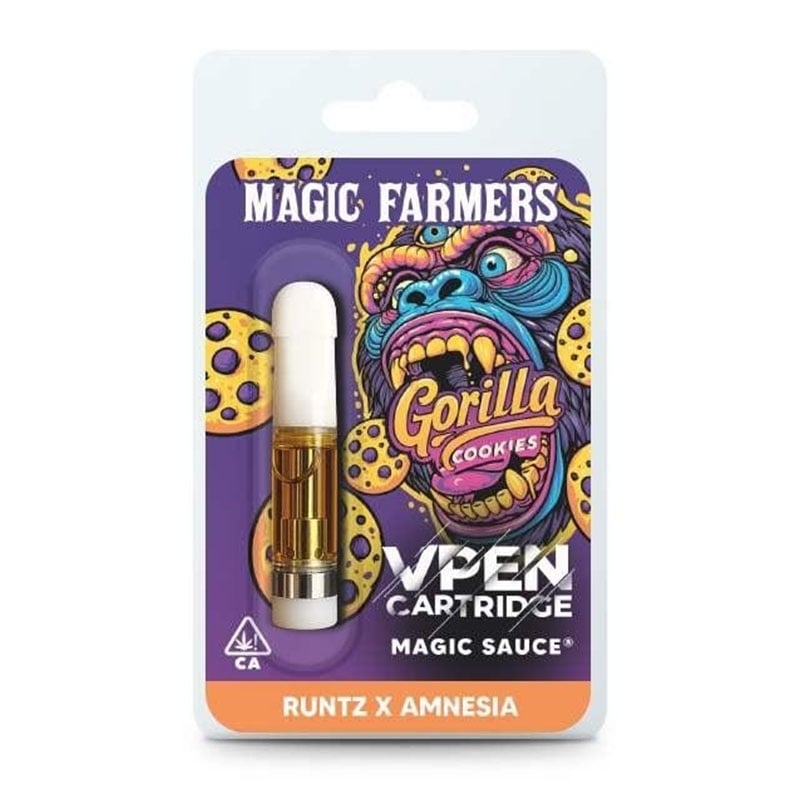 Cartouche Gorilla Cookies Magic Sauce D10 1K – Magic Farmers pas cher