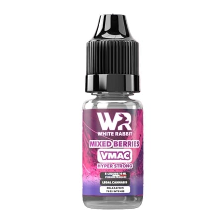 E-liquides CBD VMAC Hyper Strong Mixed Berries 10 ml - White Rabbit pas cher