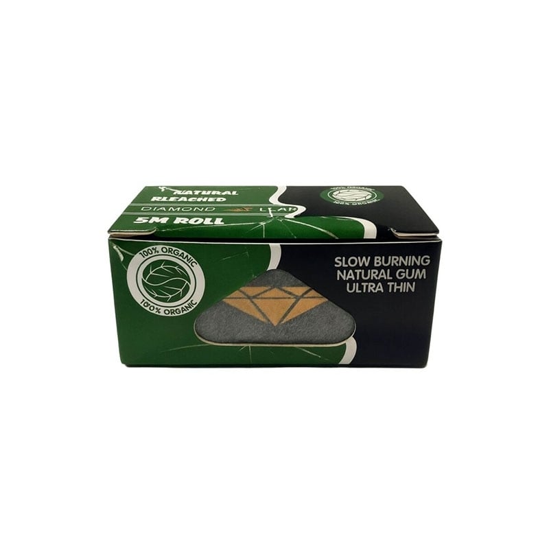 Rouleau Natural Bleached Rolls 5 mètres - Diamond Leaf pas cher | Le CBD Discount - 1,25 €