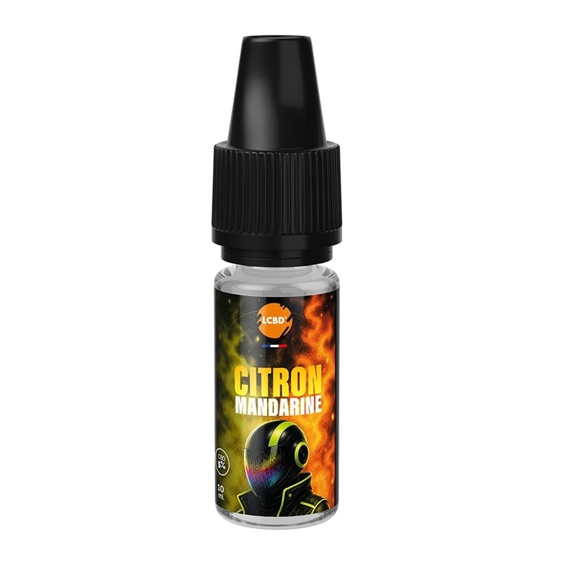 E-liquides CBD Citron Mandarine 10 ml LCBD2 - Le CBD Discount pas cher