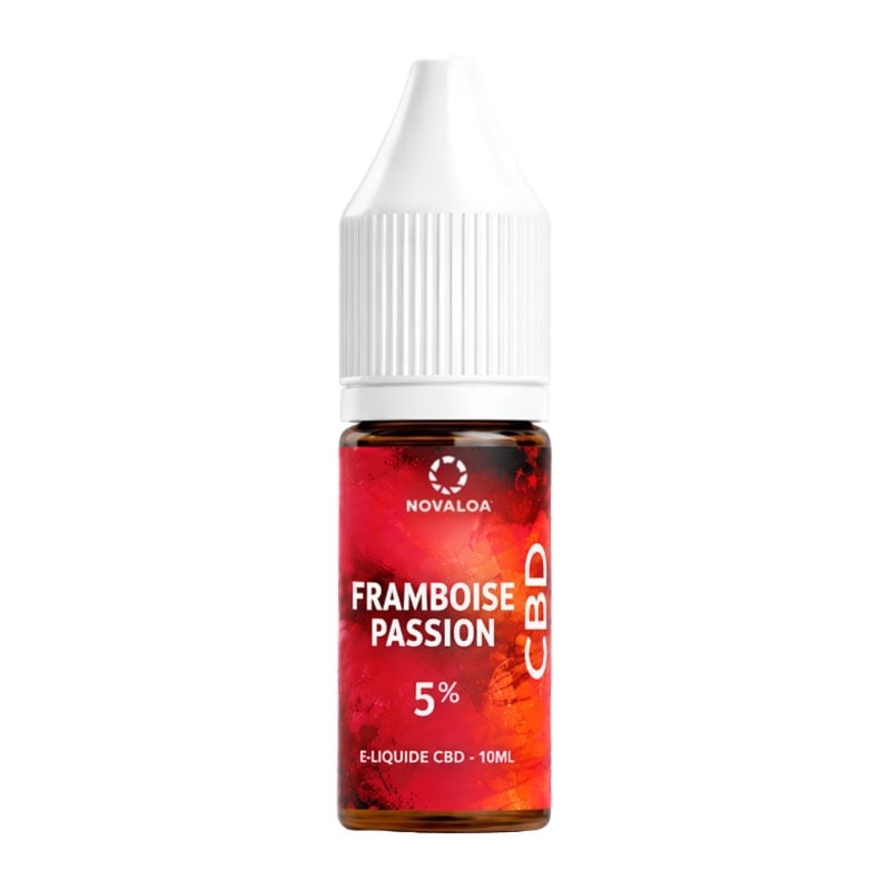 E-liquides CBD Framboise Passion Poivre 10 ml 5 & 10 % CBD – Novaloa pas cher