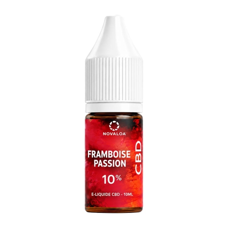 E-liquides CBD Framboise Passion Poivre 10 ml 5 & 10 % CBD – Novaloa pas cher