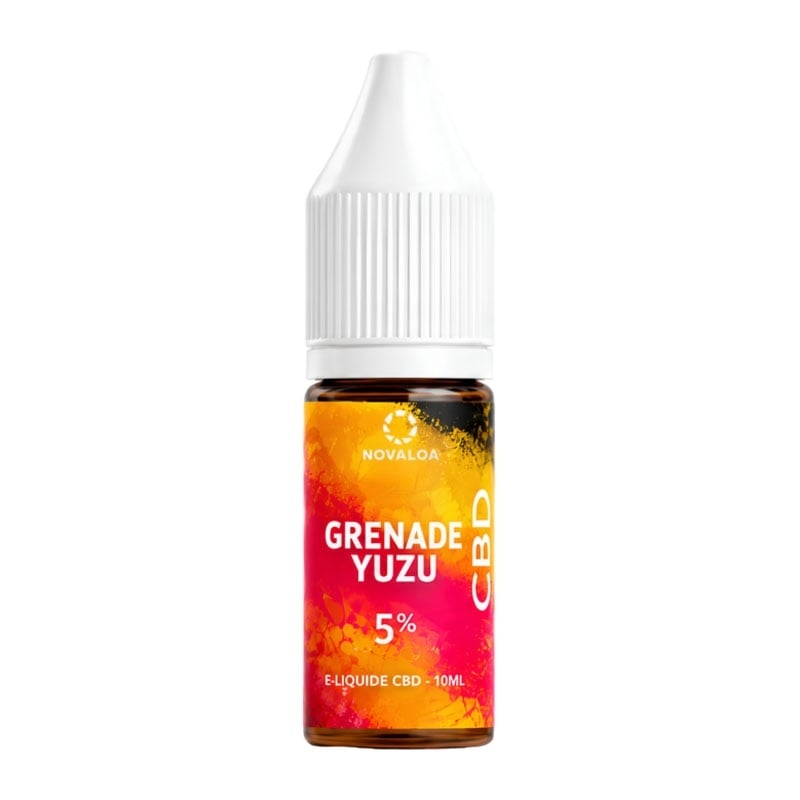 E-liquides CBD Grenade Yuzu 10 ml 5 & 10 % CBD – Novaloa pas cher