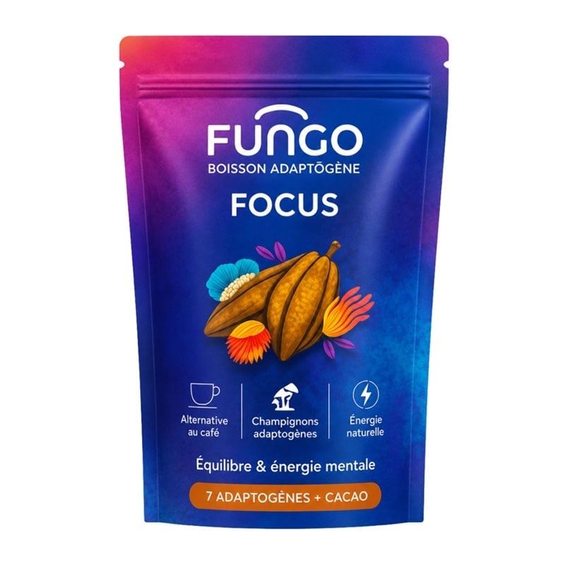 Boisson Adaptogène Focus Cacao Fungo - Novaloa