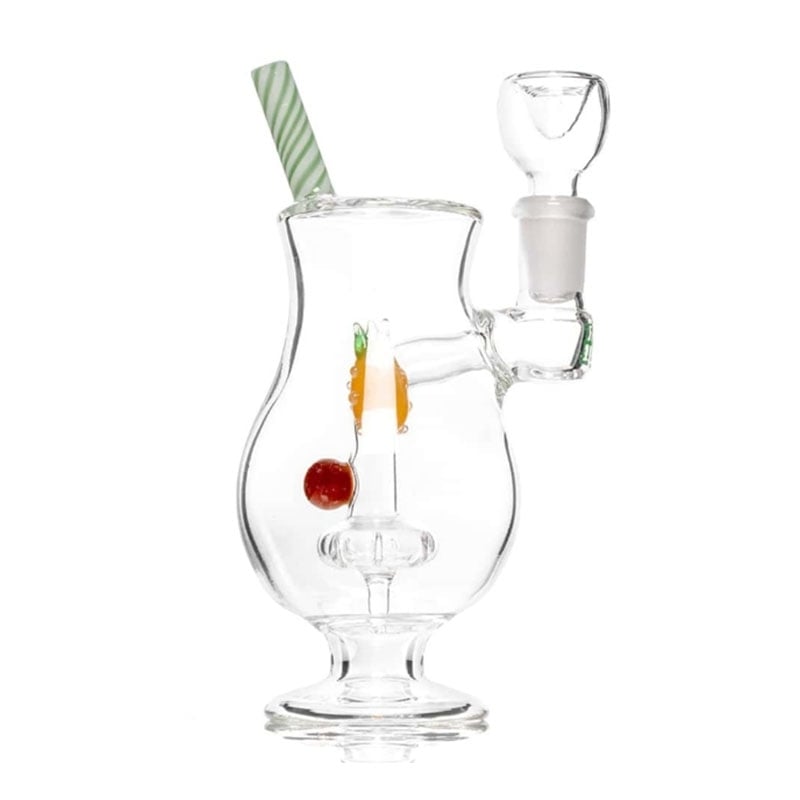 Bong Pina Colada en verre 20 cm - Hemper