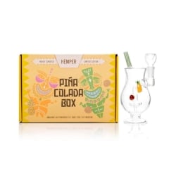 Bong Pina Colada en verre 20 cm - Hemper