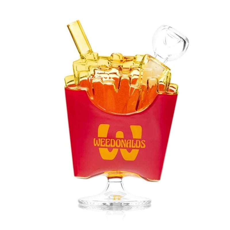 Bong French Fries en verre - Hemper