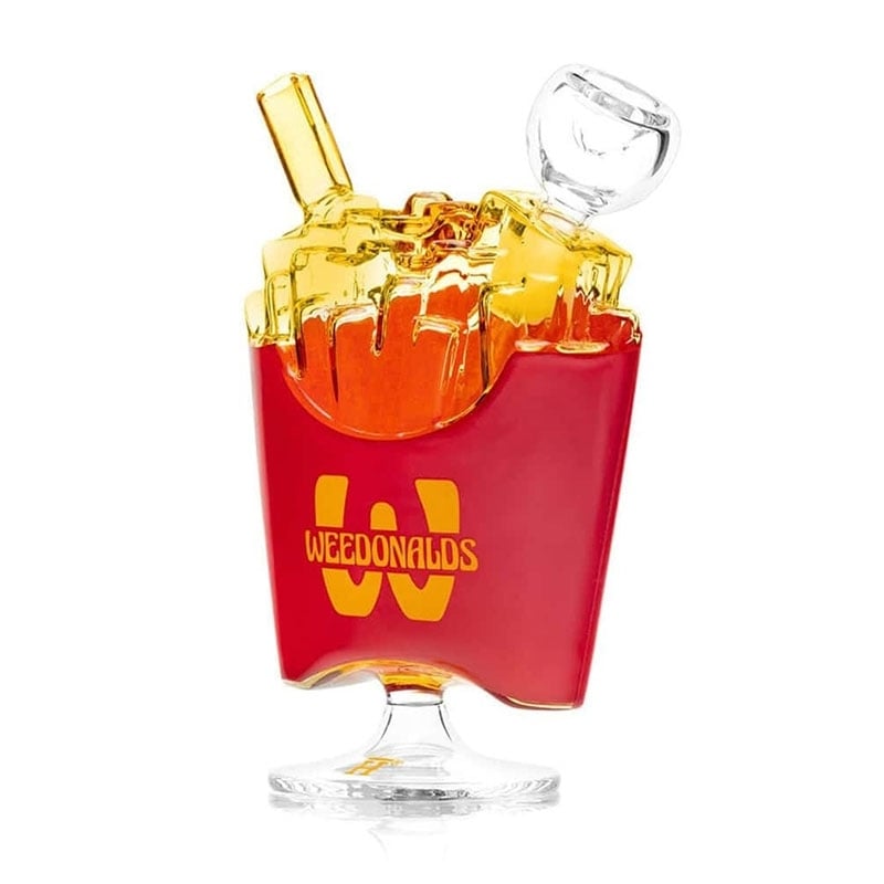 Bong French Fries en verre - Hemper