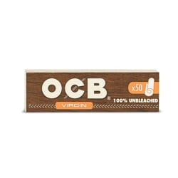 50 filtres perforés non blanchis Virgin - OCB