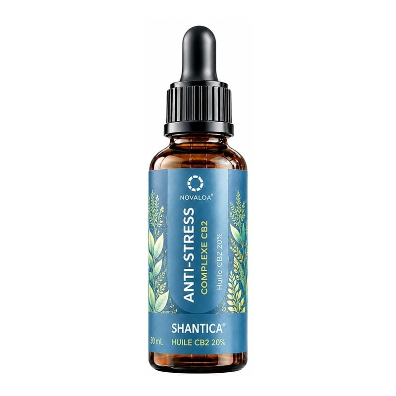 Huile Anti-stress 40 % Complexe CB2 - Novaloa