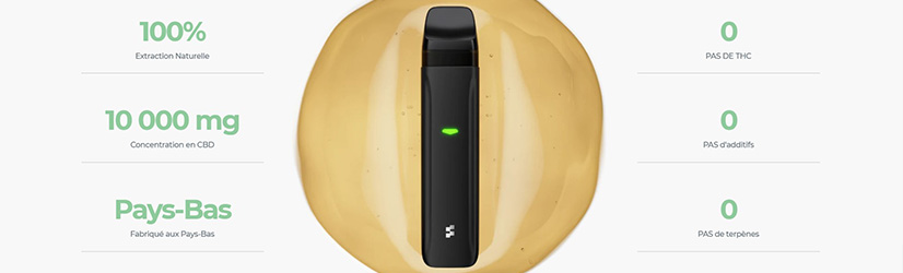 Kit pod CBD 10 % full spectrum Wiz Go Sunakin pas cher | Le CBD Discount -  11,94