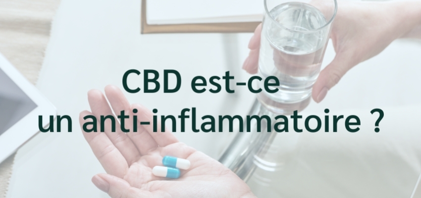 CBD est-ce un anti-inflammatoire ?