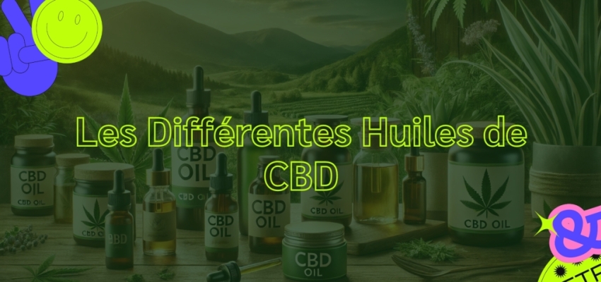 Les Différentes Huiles de CBD